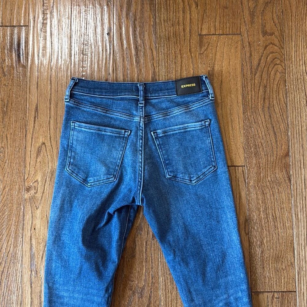 Express skinny mid rise button fly jeans size 2 - Picture 12 of 14